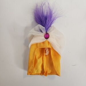 Disney Aladdin Gold Purple Jewel Turban Doll Clothes Costume 90s Vintage prince